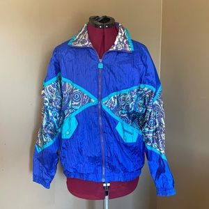 Vintage White Stag Windbreaker Jacket (Size S)